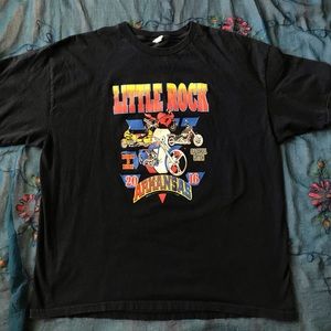 Little Rock motorcycle t-shirt